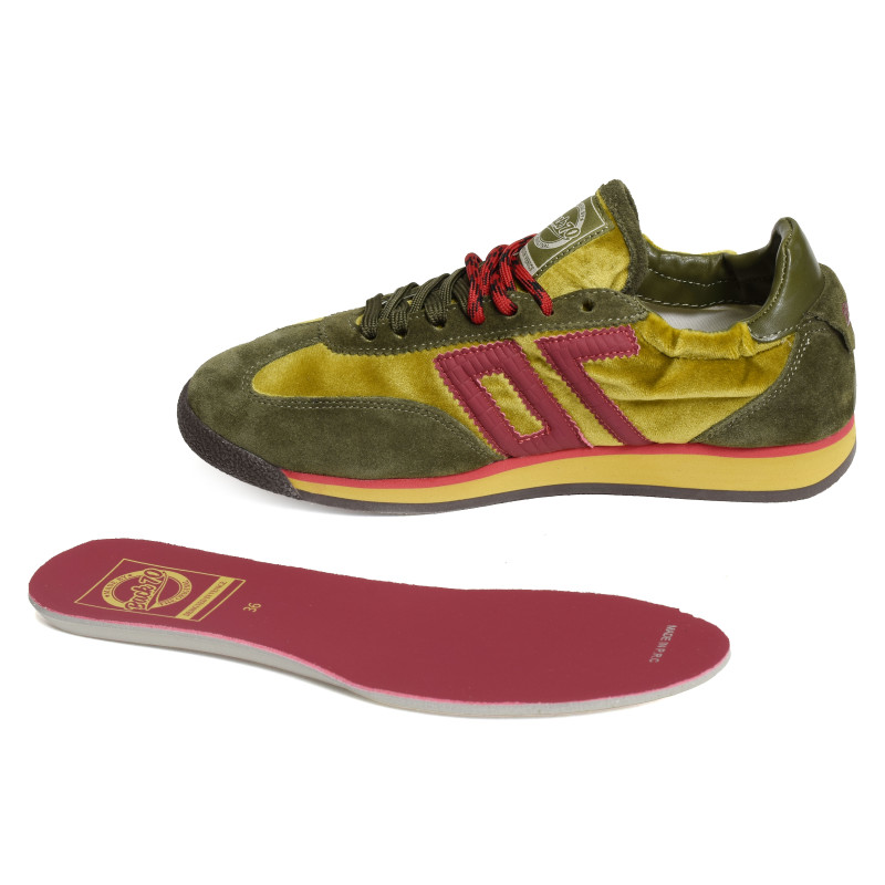 ROCKET VELVET Kaki Rouge, Baskets Mode Back 70