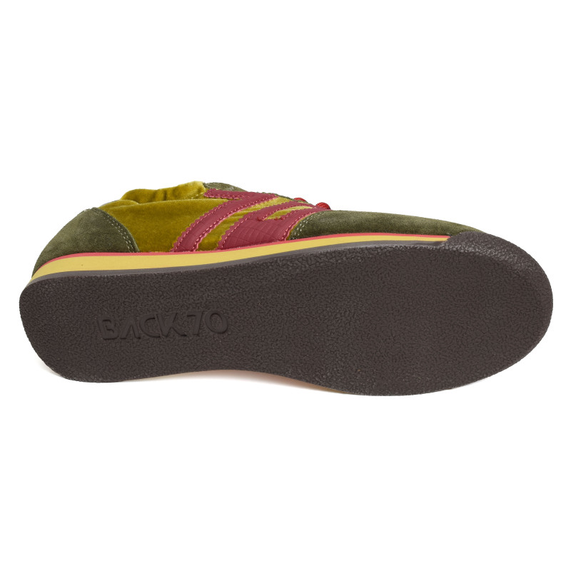 ROCKET VELVET Kaki Rouge, Baskets Mode Back 70
