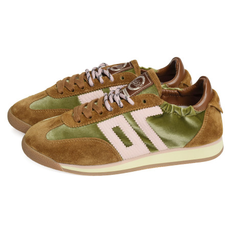 ROCKET VELVET Camel Vert, Baskets Mode Back 70