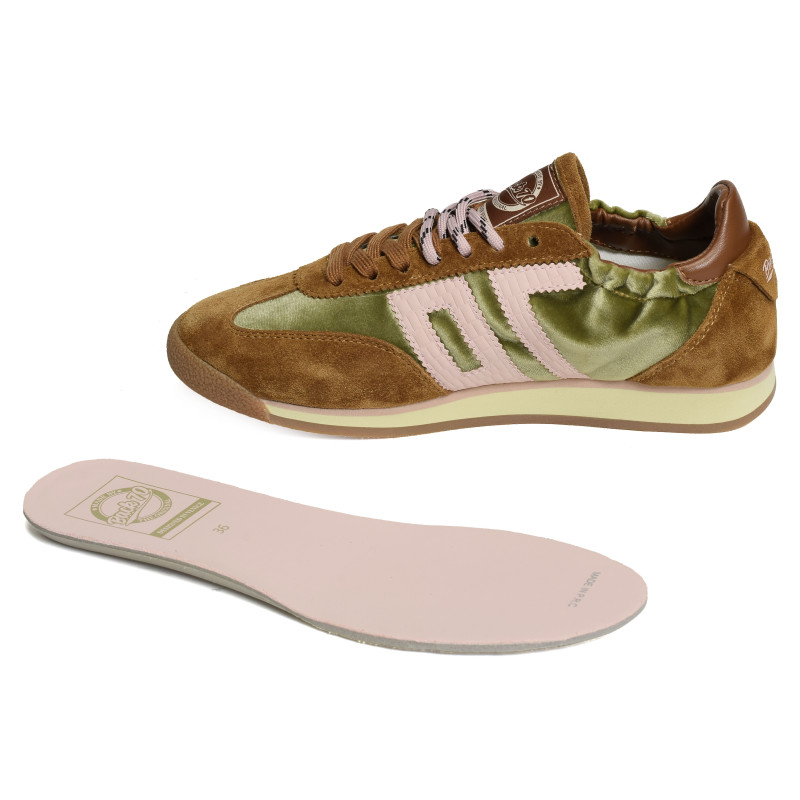 ROCKET VELVET Camel Vert, Baskets Mode Back 70