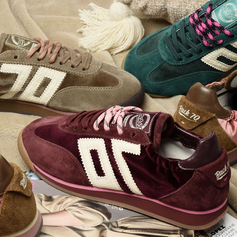 ROCKET VELVET Bordeaux, Baskets Mode Back 70