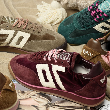 ROCKET VELVET Bordeaux, Baskets Mode Back 70