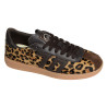 SHELLY FUR Marron Léopard, Baskets Mode Back 70