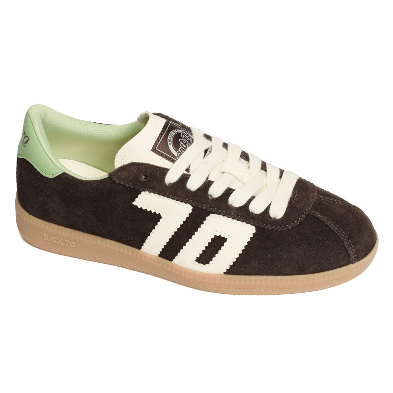 SHELLY SUEDE Café, Sneakers basses Back 70