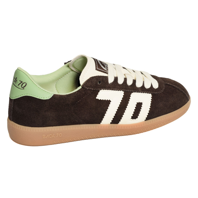 SHELLY SUEDE Café, Sneakers basses Back 70
