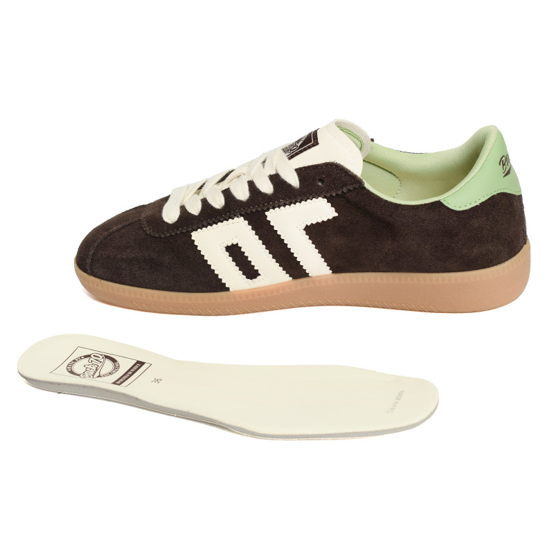 SHELLY SUEDE Café, Sneakers basses Back 70