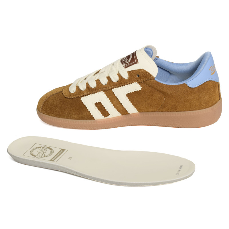 SHELLY SUEDE Camel, Sneakers basses Back 70