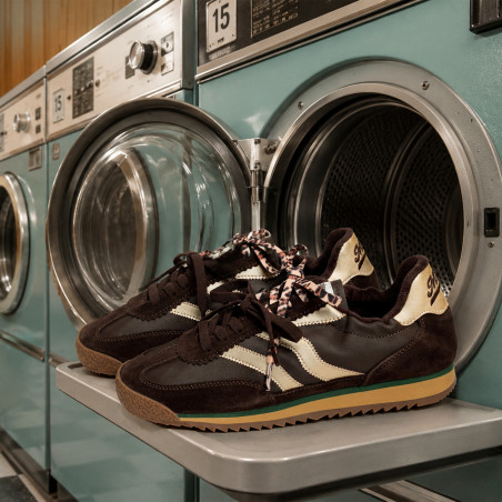 UTAH CUIR Chocolat, Baskets Mode MRP Star