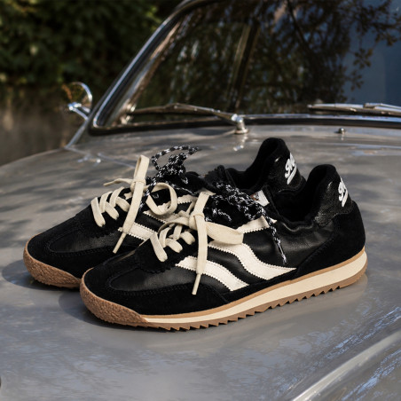 UTAH CUIR Noir, Baskets Mode MRP Star