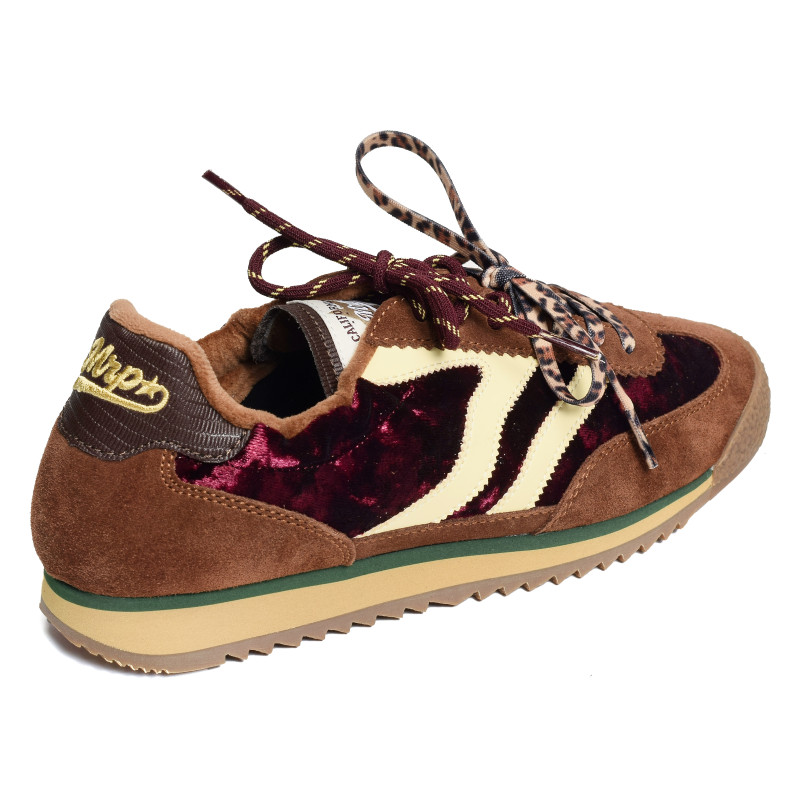 UTAH VELOUR Bordeaux, Baskets Mode MRP Star