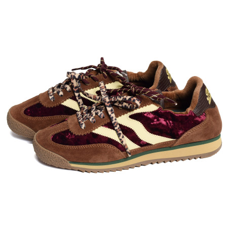 UTAH VELOUR Bordeaux, Baskets Mode MRP Star