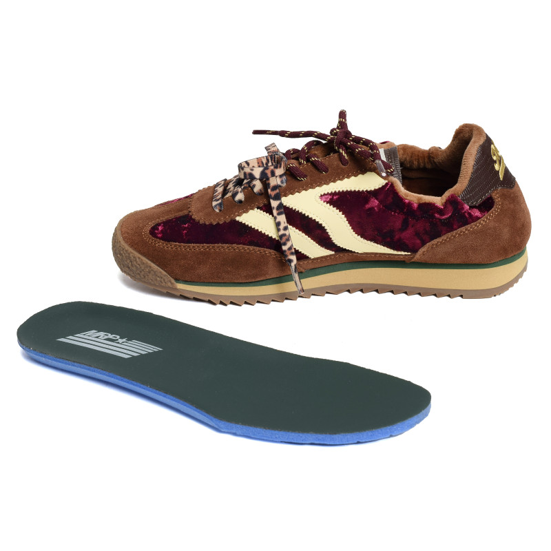 UTAH VELOUR Bordeaux, Baskets Mode MRP Star