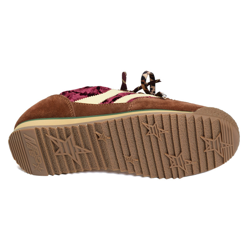 UTAH VELOUR Bordeaux, Baskets Mode MRP Star