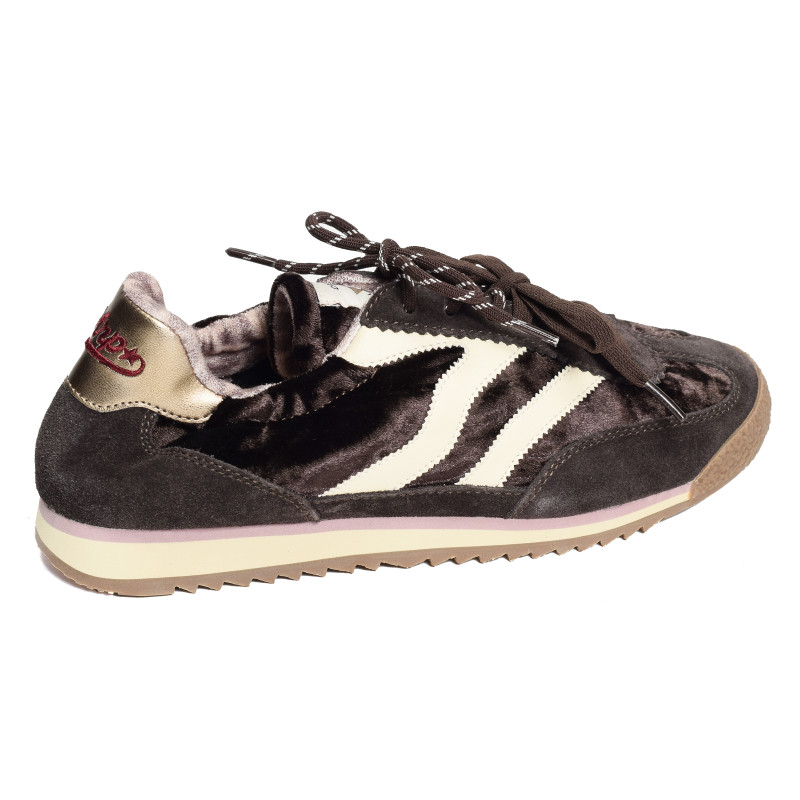 UTAH VELOUR Chocolat, Baskets Mode MRP Star