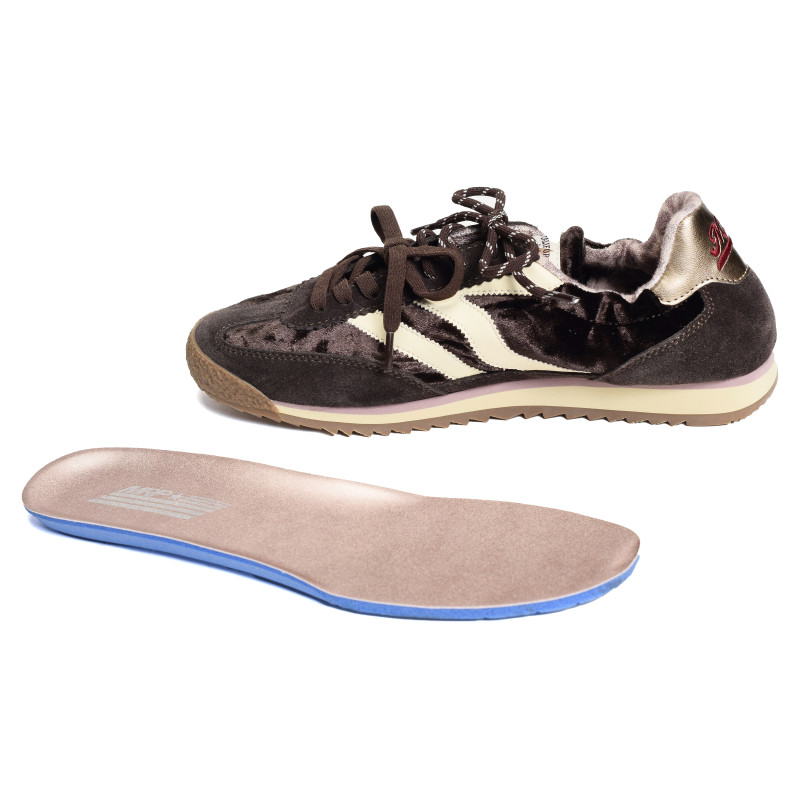 UTAH VELOUR Chocolat, Baskets Mode MRP Star