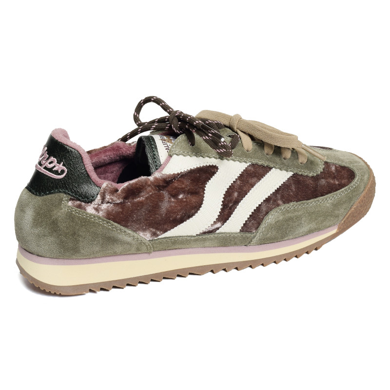UTAH VELOUR Kaki Rose, Baskets Mode MRP Star