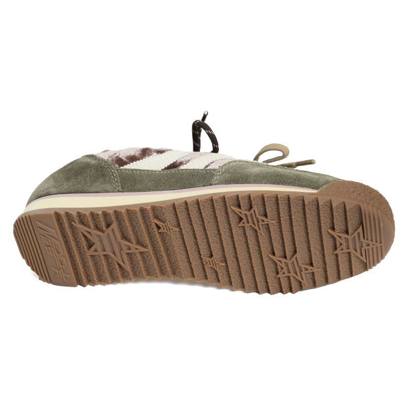 UTAH VELOUR Kaki Rose, Baskets Mode MRP Star