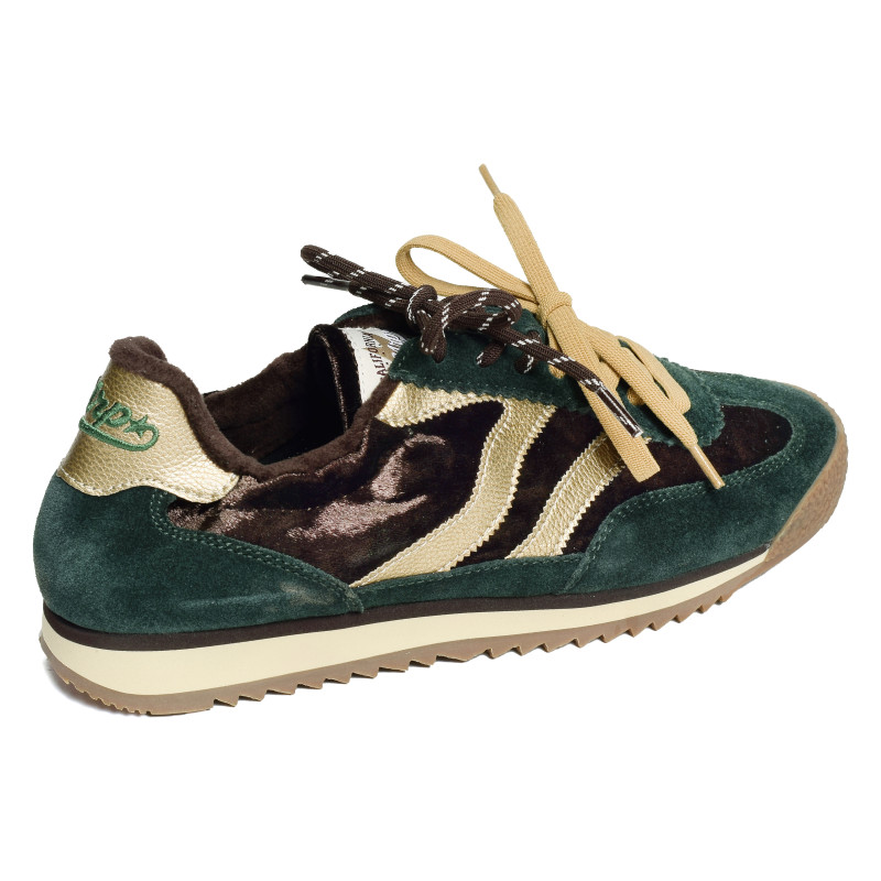 UTAH VELOUR Vert Marron, Baskets Mode MRP Star
