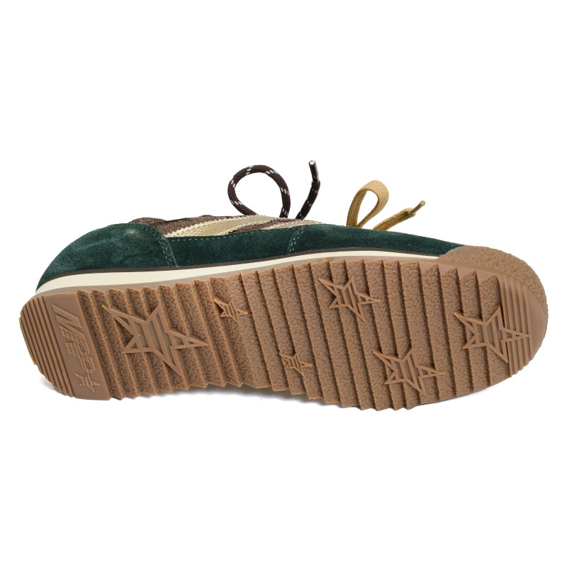 UTAH VELOUR Vert Marron, Baskets Mode MRP Star