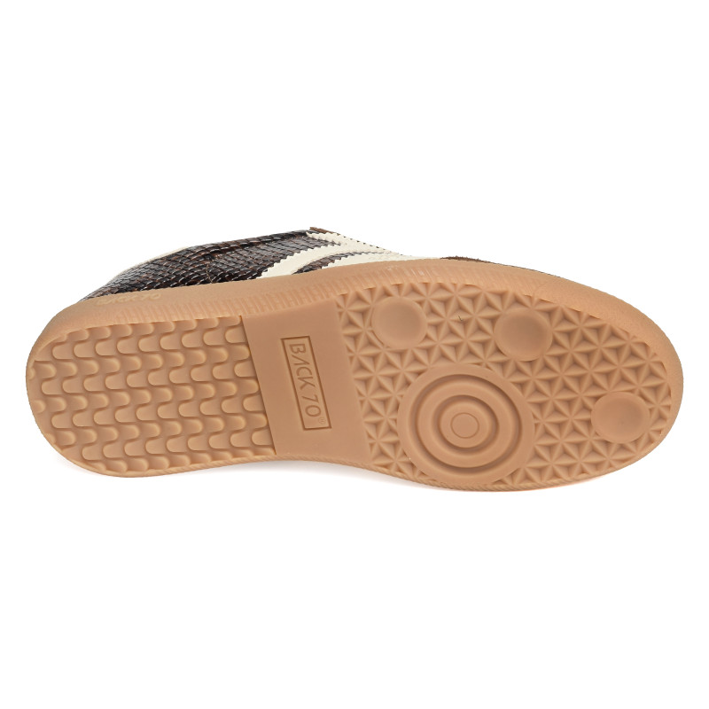 CLOUD SNAKE Marron Serpent, Baskets Mode Back 70