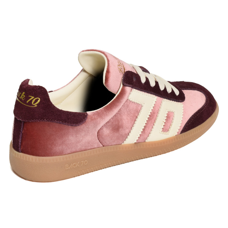 CLOUD VELVET Bordeaux, Baskets Mode Back 70