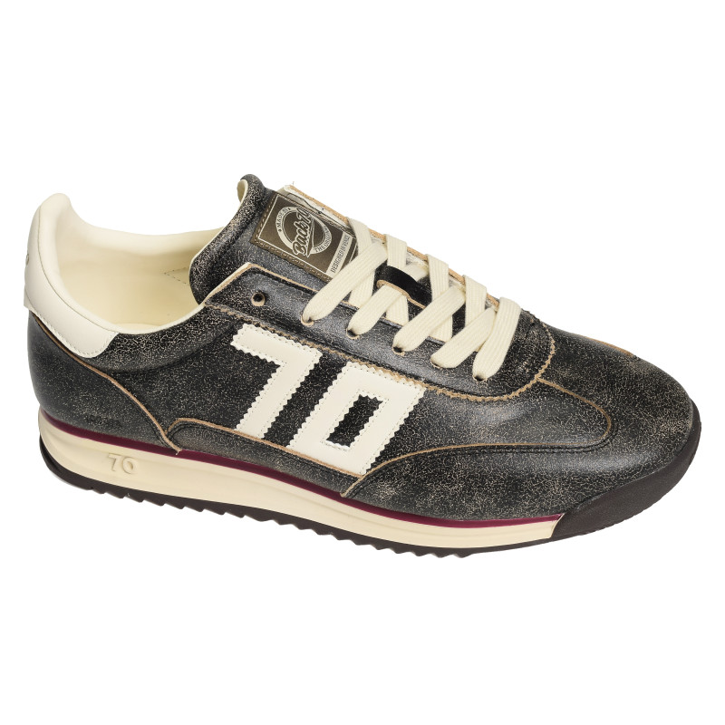 JOGGER LEATHER Canon de fusil, Baskets running Back 70
