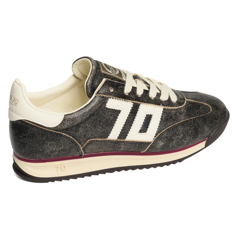 JOGGER LEATHER Canon de fusil, Baskets running Back 70