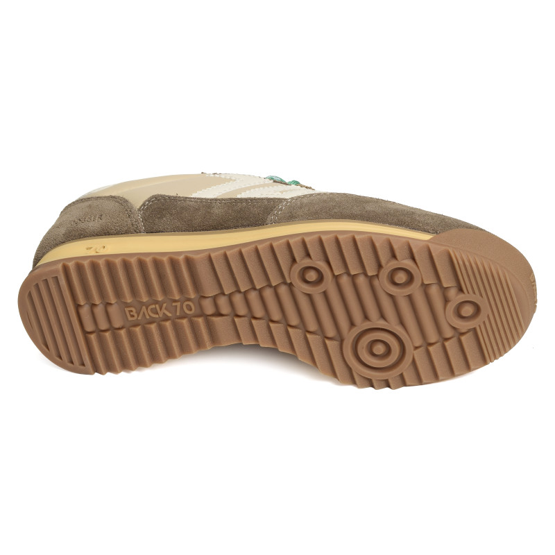 JOGGER NAPPA Beige Taupe, Baskets Mode Back 70
