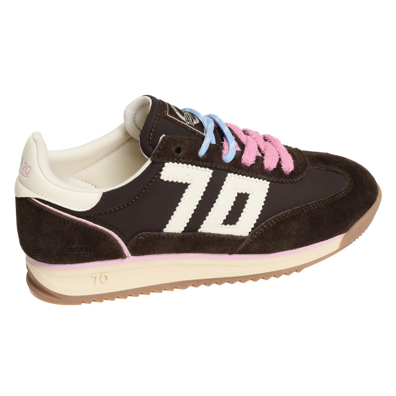 JOGGER SPONGY NYLON Café, Baskets running Back 70