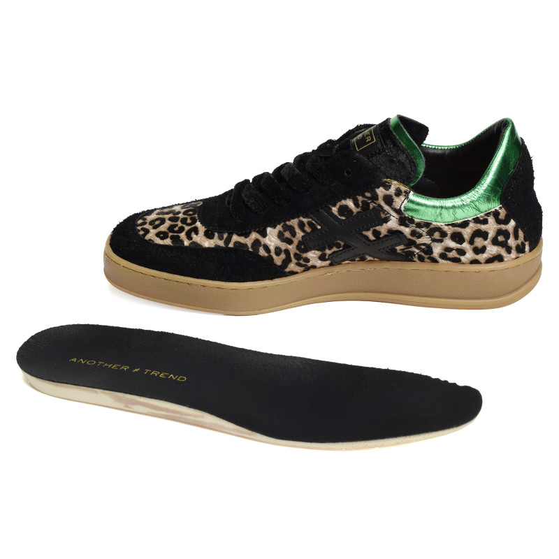 ICONIC 2 A034 Noir Léopard, Baskets Mode Another Trend
