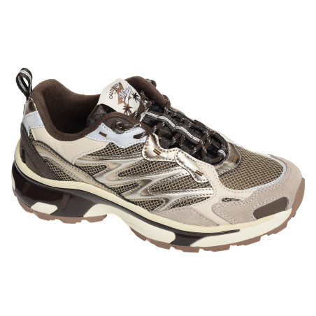 ALTITUDE Beige Marron, Baskets running MRP Star