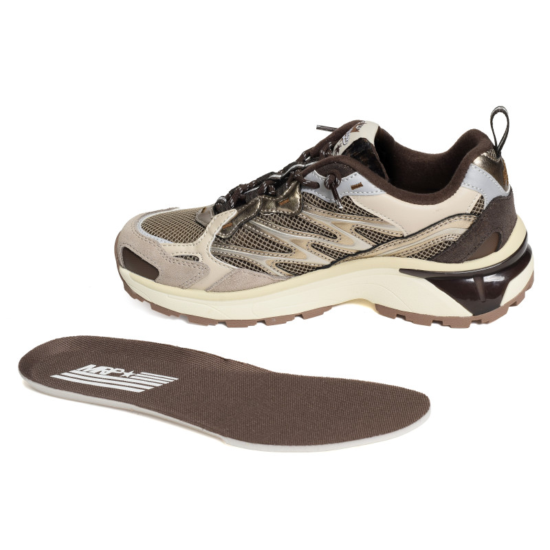 ALTITUDE Beige Marron, Baskets running MRP Star