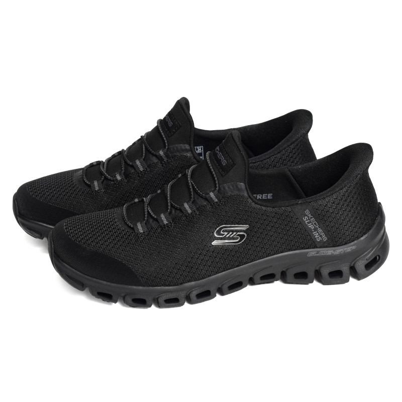 GLIDE STEP PURSUIT Noir, Slip-On Skechers