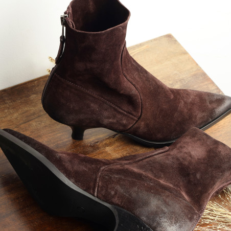 E4171 Bordeaux, Bottines Elena Iachi