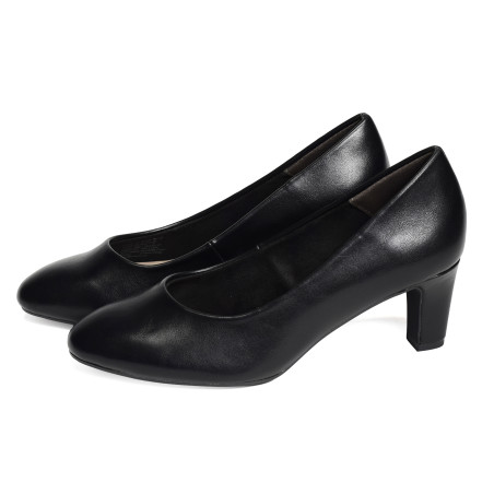 22419 Noir, Escarpins à bout arrondi Tamaris