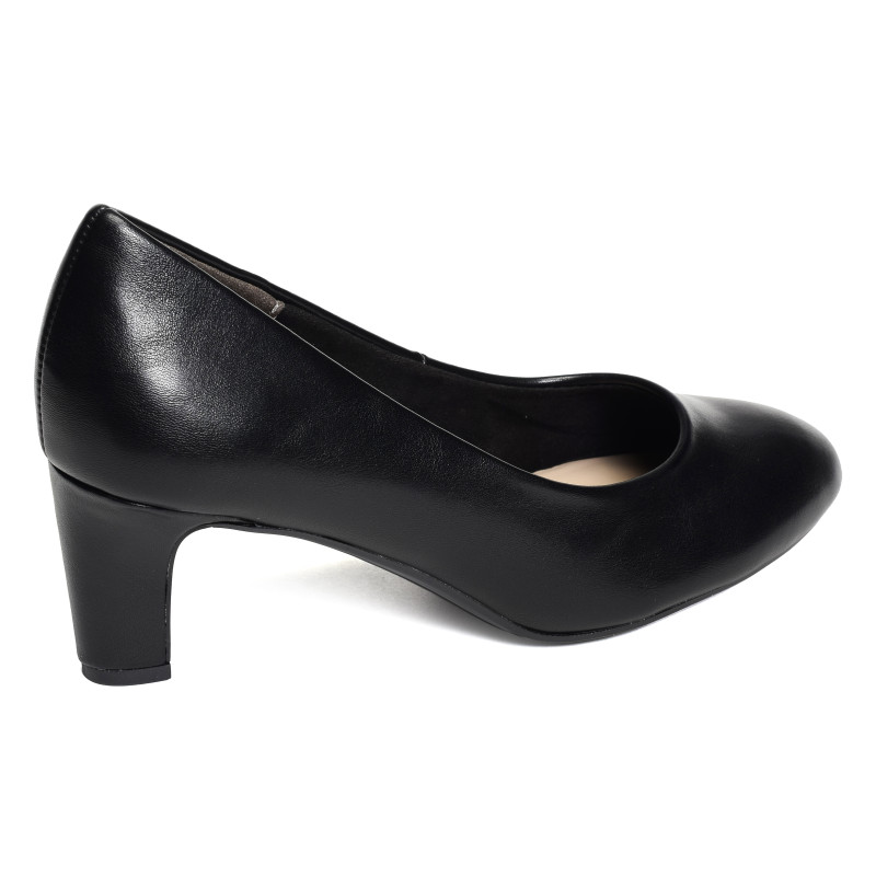 22419 Noir, Escarpins à bout arrondi Tamaris