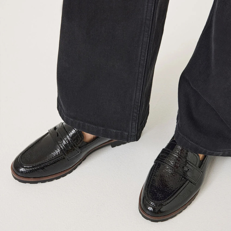 24239 Verni Noir, Mocassins Tamaris