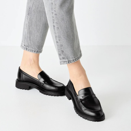 24300 Noir, Mocassins Tamaris