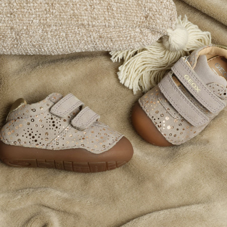 B TUTIM GB Sand, Chaussures à Scratch Geox