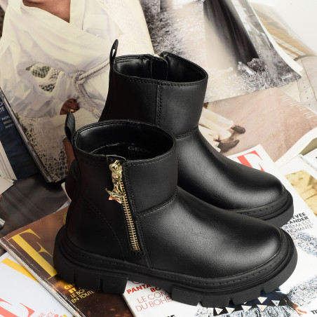 J KARSYN B Noir, Bottines Geox