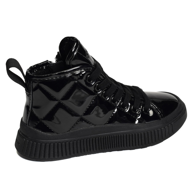 J LAQUINNY F Verni Noir, Baskets montantes Geox