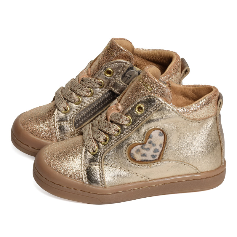 ANTO Rose Or, Chaussures à Lacets Babybotte