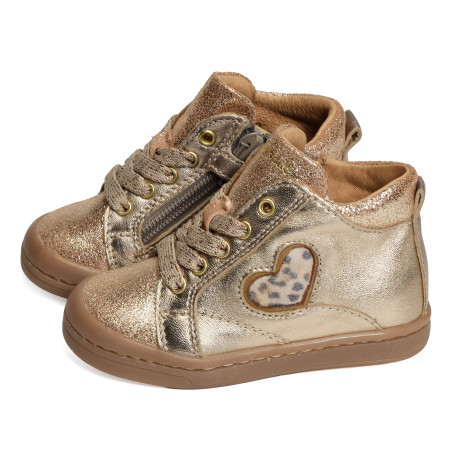 ANTO Rose Or, Chaussures à Lacets Babybotte
