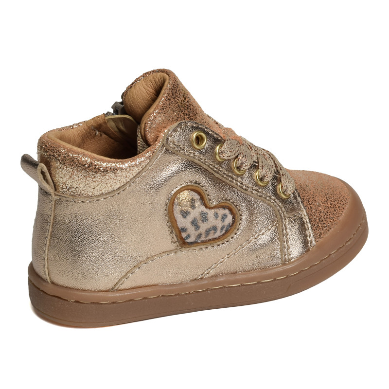 ANTO Rose Or, Chaussures à Lacets Babybotte