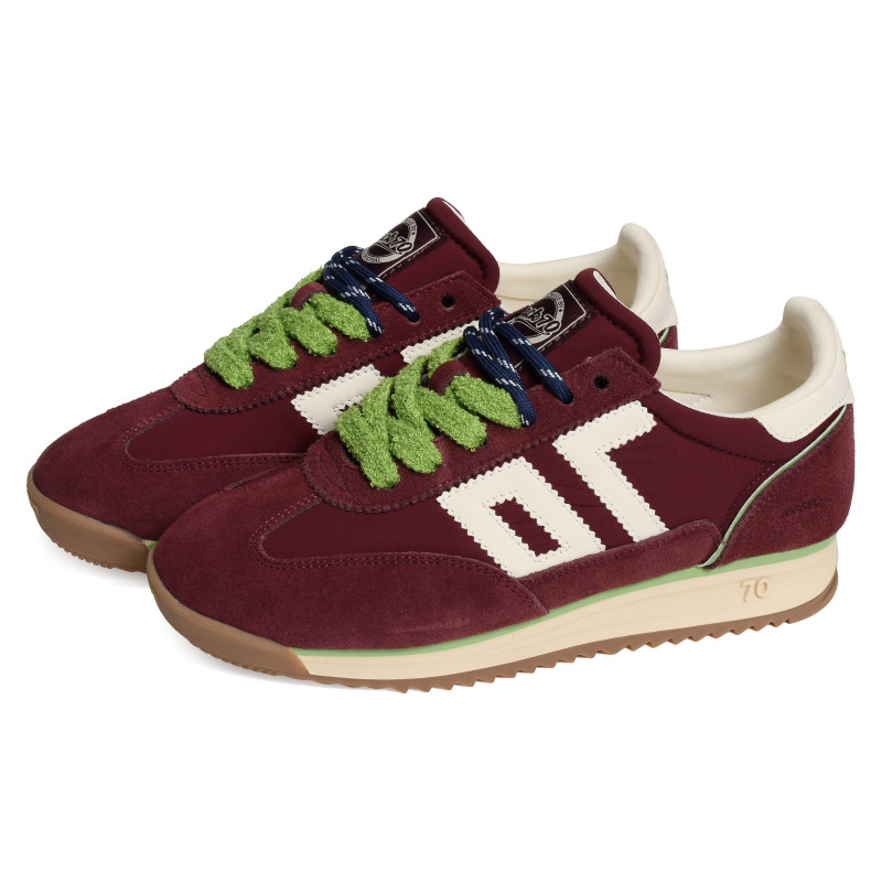 JOGGER SPONGY NYLON Bordeaux, Baskets running Back 70