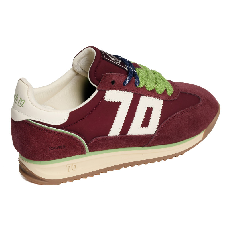 JOGGER SPONGY NYLON Bordeaux, Baskets running Back 70