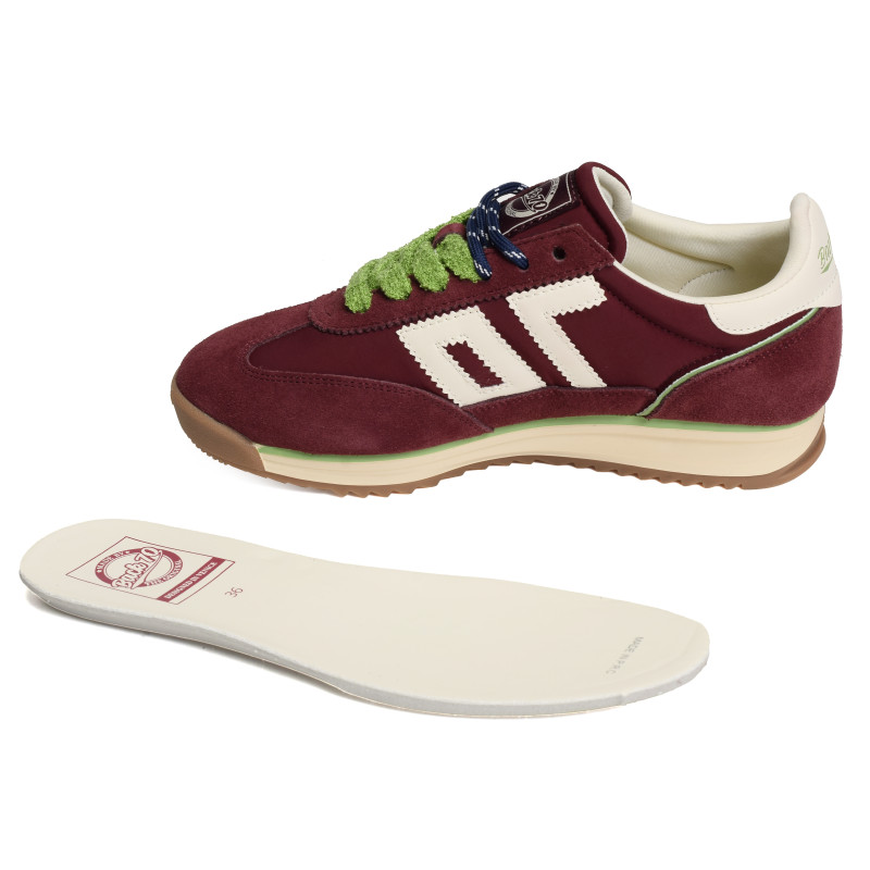 JOGGER SPONGY NYLON Bordeaux, Baskets running Back 70