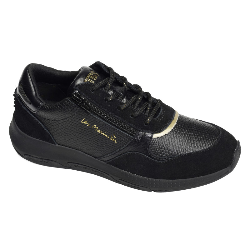 JAZAZIP Noir, Sneakers basses TBS