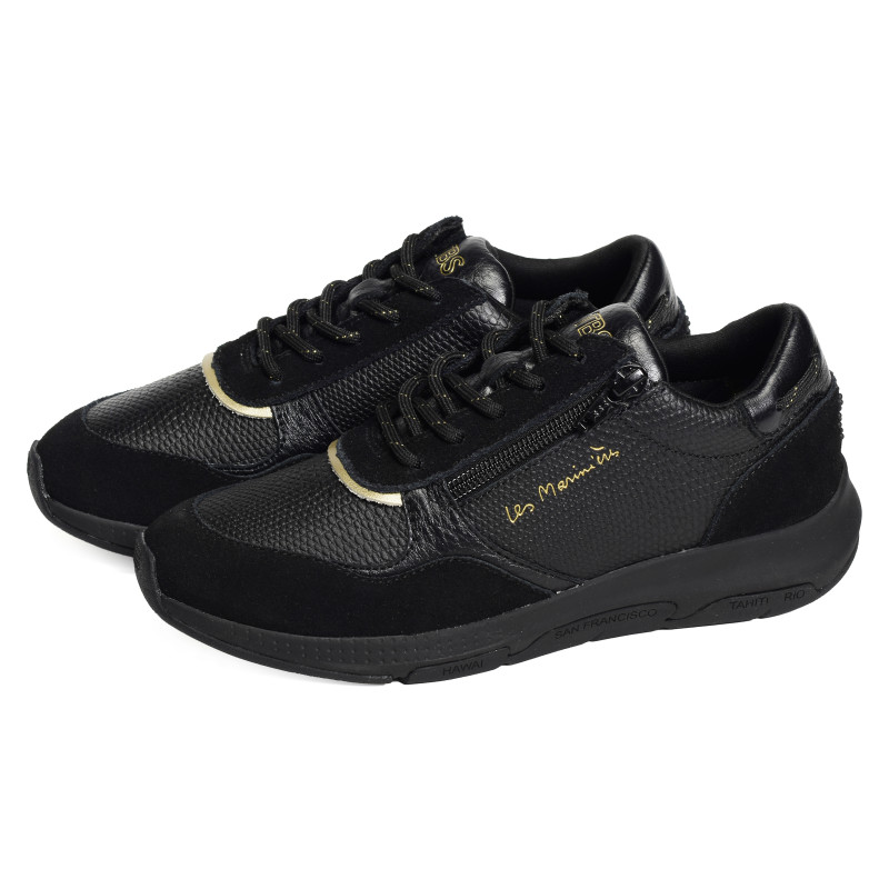 JAZAZIP Noir, Sneakers basses TBS