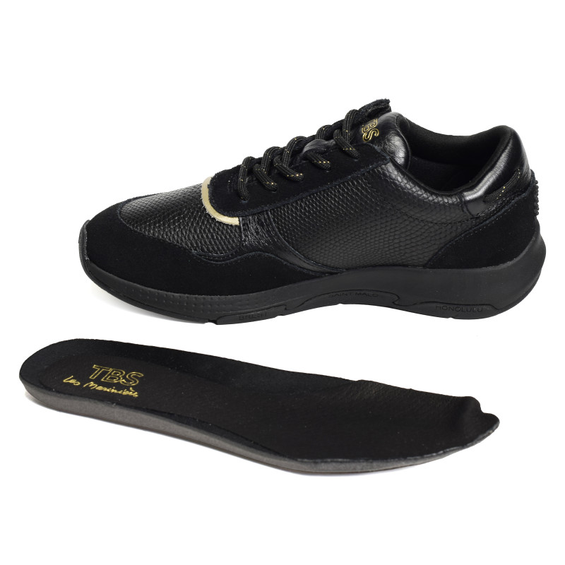 JAZAZIP Noir, Sneakers basses TBS
